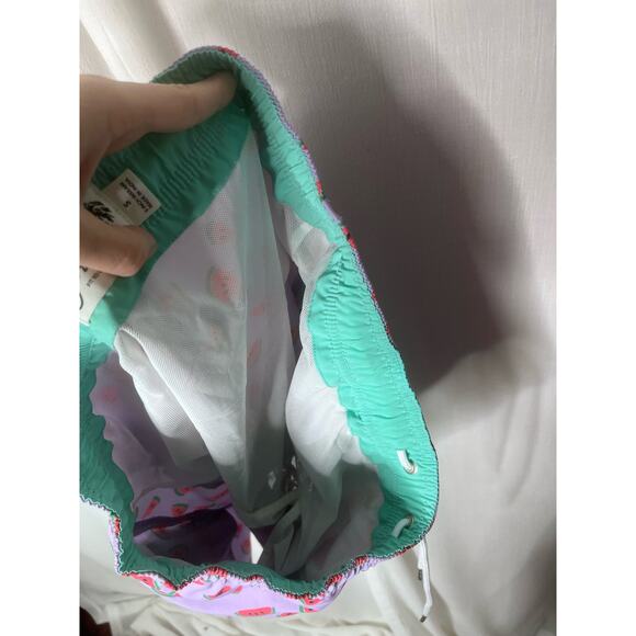 Bonobos Purple Watermelon Print Short Swim Trunks Small - Picture 5 of 7